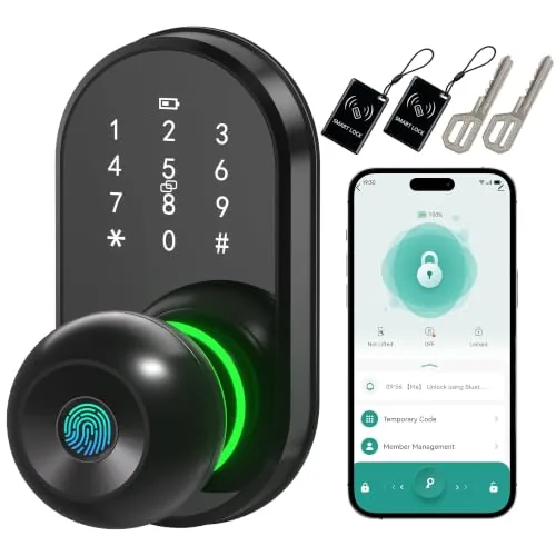 Linkthai Smart Door Lock Knob 5-in-1 Keyless Entry