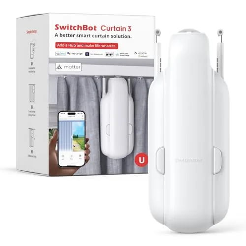 SwitchBot Curtain 3 U Rail Bluetooth Smart Opener
