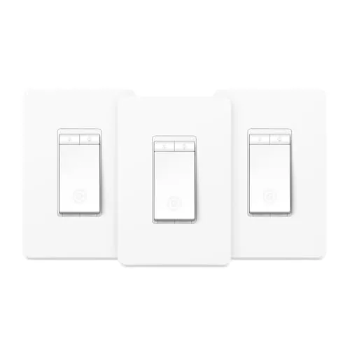Kasa HS220P3 Smart Dimmer Switch 3-Pack No Hub