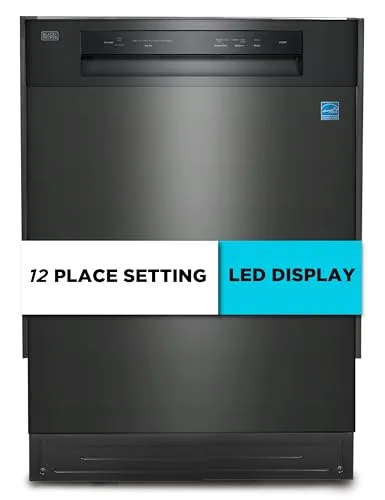 BLACK+DECKER BDW100MB 24in Built-In Dishwasher