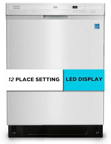 BLACK+DECKER BDW200MS 24" Built-In Dishwasher Energy Star