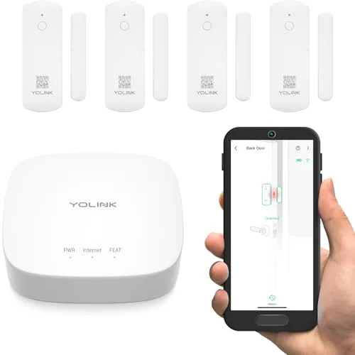 YoLink LoRa Door Sensor Starter Kit 1/4-Mile Range