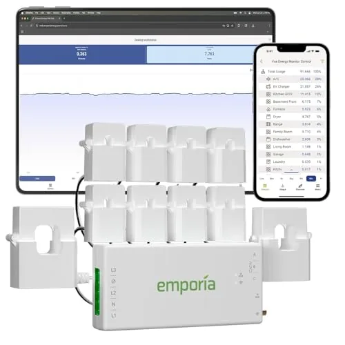 Emporia Vue 3 Energy Monitor with Solar Support