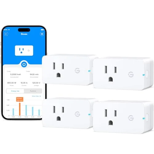Govee Smart Plug 4-Pack with Energy Monitoring