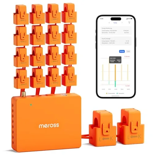Meross Smart Energy Monitor with Solar & Circuit Tracking