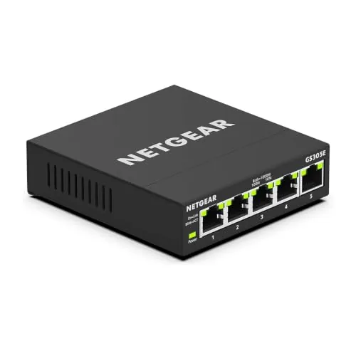 NETGEAR GS305E 5-Port Gigabit Smart Managed Switch