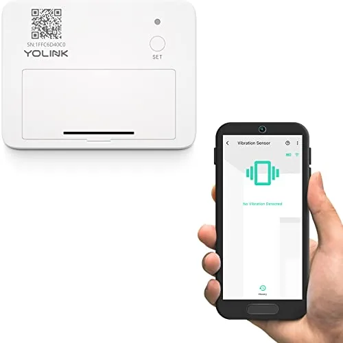 YoLink LoRa Vibration Sensor 1/4-Mile Range No Fees