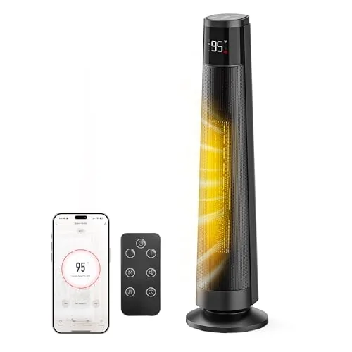 FLANUR 1500W PTC Ceramic Smart Space Heater