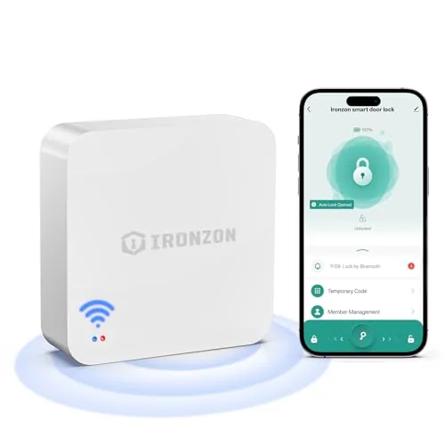 IRONZON Tuya Gateway for Bluetooth Smart Door Locks