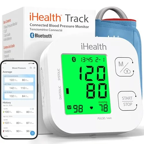 iHealth Track Upper Arm BP Monitor Wide Cuff