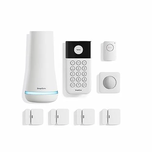 SimpliSafe 8-Piece Wireless Security System, No Contract