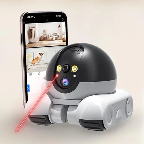 AEZ Blinky Bot 1080P Dual-Lens Robot Security Camera