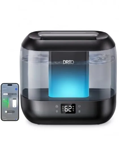 DREO Smart Cool Mist Humidifier 4L Bedroom
