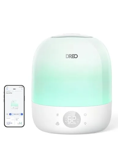 DREO Smart Humidifier 3L Top-Fill 28dB Baby