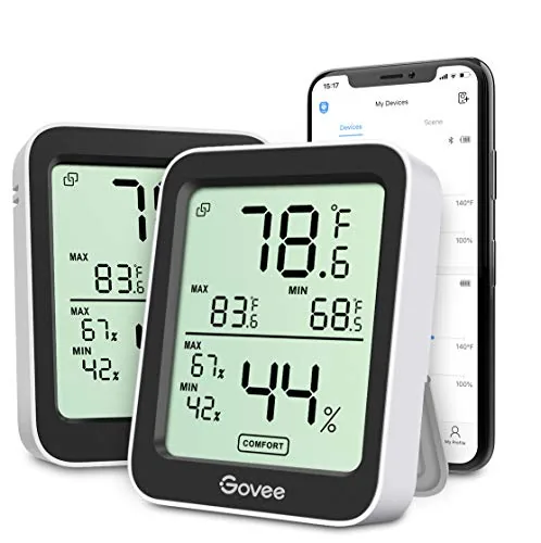 Govee H5075 Bluetooth Hygrometer Thermometer 2-Pack