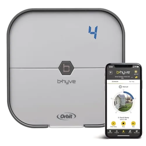 Orbit B-hyve 57915 4-Zone Indoor WiFi Sprinkler Controller
