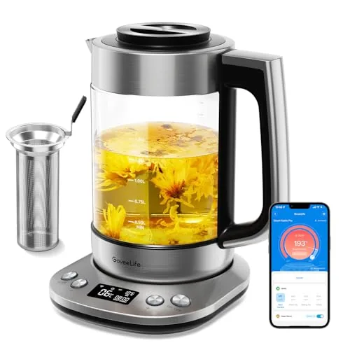GoveeLife Smart Electric Kettle with Tea Infuser 1.7L