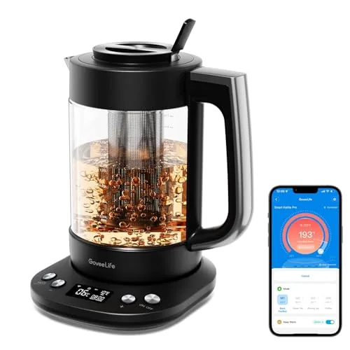 GoveeLife Smart Kettle with App Control and Tea Infuser