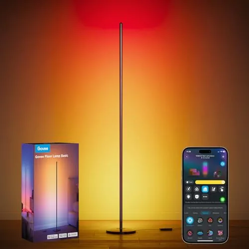 Govee RGBIC Floor Lamp Basic 1000lm LED Black