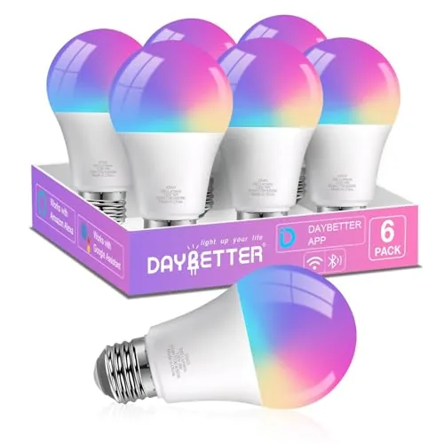 DAYBETTER A19 E26 Smart Bulb RGB + Tunable White