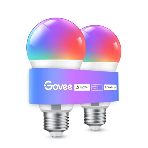 Govee A19 Smart Bulb 800lm E26 WiFi RGB
