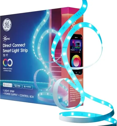 Cync 32ft Matter LED Strip Light Color Changing
