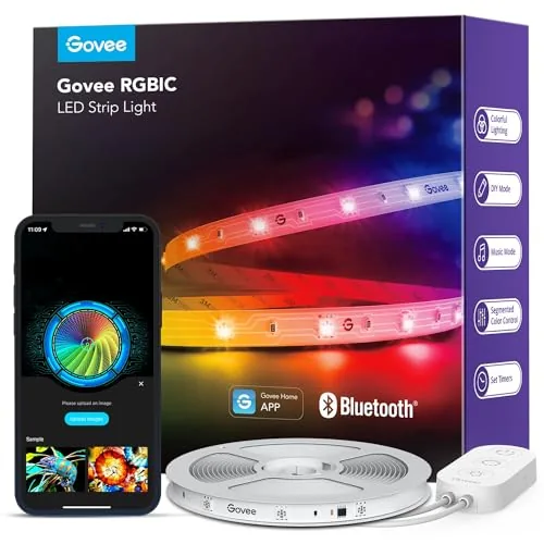 Govee 16.4ft RGBIC LED Strip Lights with App Control