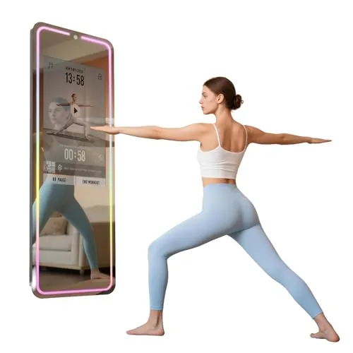 RIXZSIW MirrorFit Pro 63-inch Smart Gym Mirror