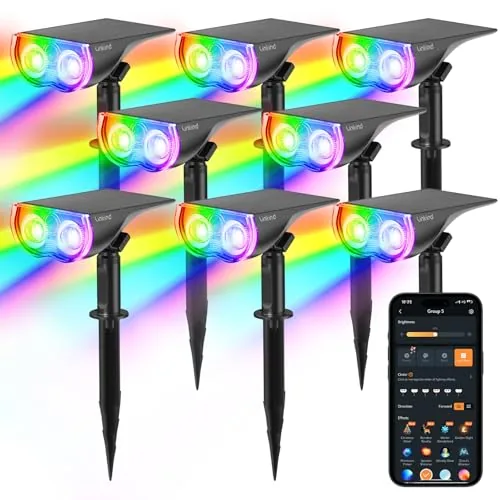 Linkind SL5C MPPT Solar Spot Light Color-Changing
