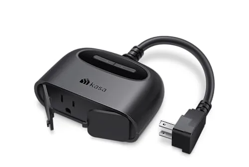 Kasa EP40 Outdoor Smart Plug, Dual Socket Wi-Fi