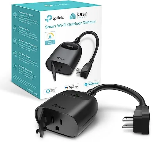 Kasa KP405 Outdoor Smart Dimmer Plug IP64