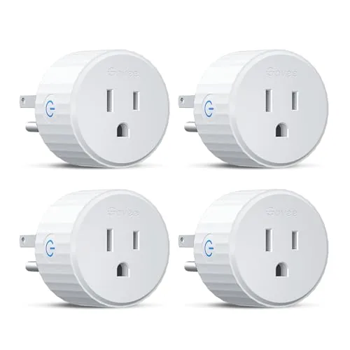 Govee H5083 WiFi Smart Plug 4-Pack Dual-Connect