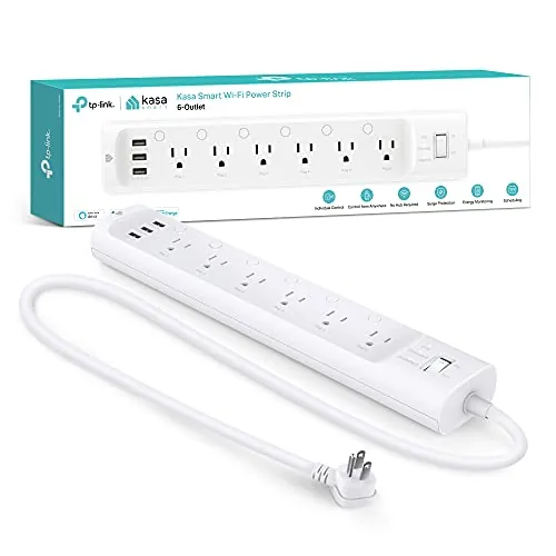 Kasa HS300 Smart Power Strip 6 Outlets + USB