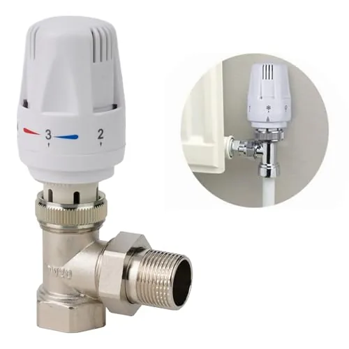 AMUSCHAT DN20 G3/4 Thermostatic Radiator Valve with ABS Head