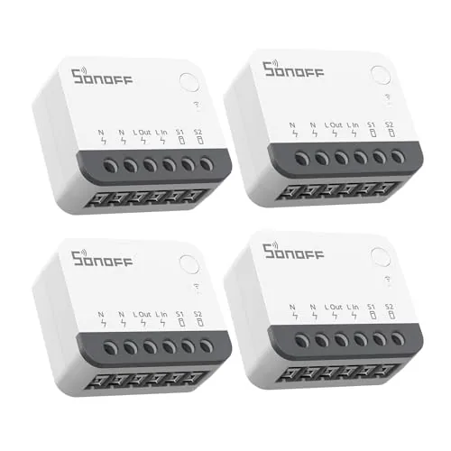 SONOFF ZBMINIR2 Zigbee 3.0 In-Wall Relay 4-Pack
