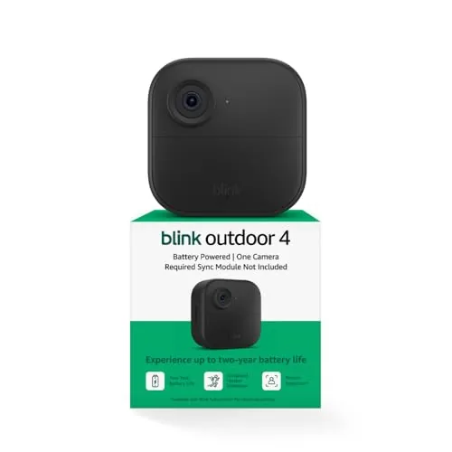 Blink Outdoor 4 Wireless Camera, 2-Year Battery