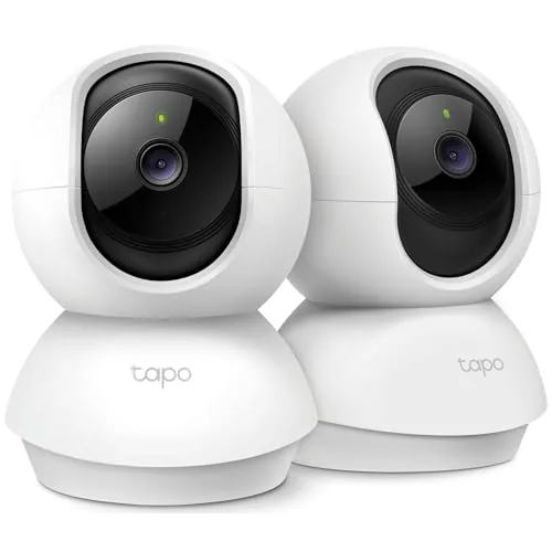 Tapo C210P2 2K Pan/Tilt Indoor Camera 2-Pack