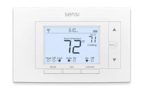 Sensi ST55 Wi-Fi Smart Thermostat, No C-Wire Needed