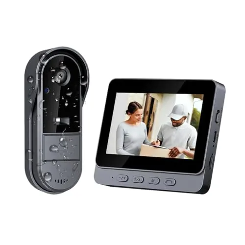 TKMARS Wireless Doorbell Camera No WiFi No Subscription