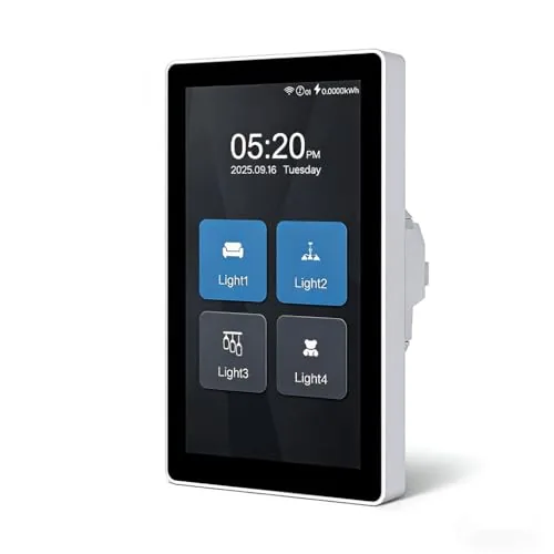 LANBON L10 6-in-1 LCD Smart Switch with Custom Display