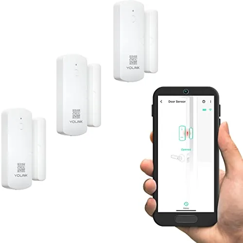 YoLink LoRa Door & Window Sensor 3-Pack Long-Range