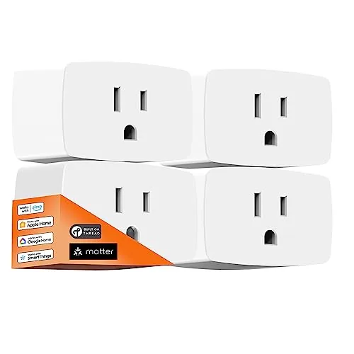 ONVIS Matter+Thread Smart Plug 15A 4-Pack